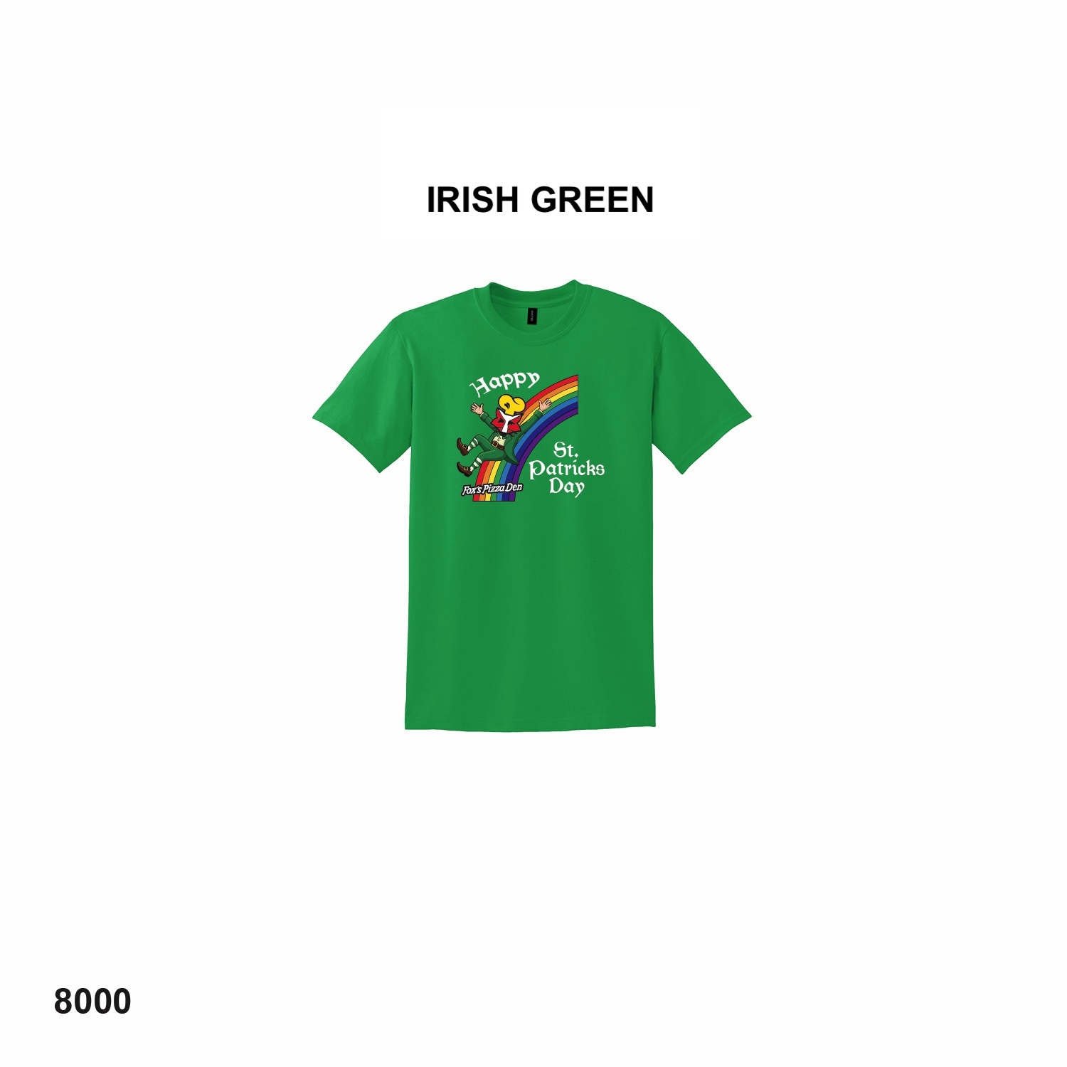 2026 Fox's St. Patrick's Day SHORT SLEEVE Gildan Adult T-Shirt