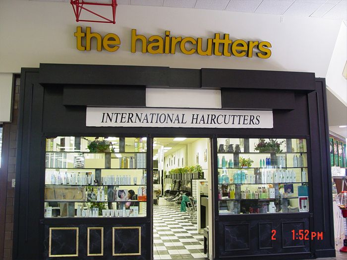 Haircutters Storefront Sign