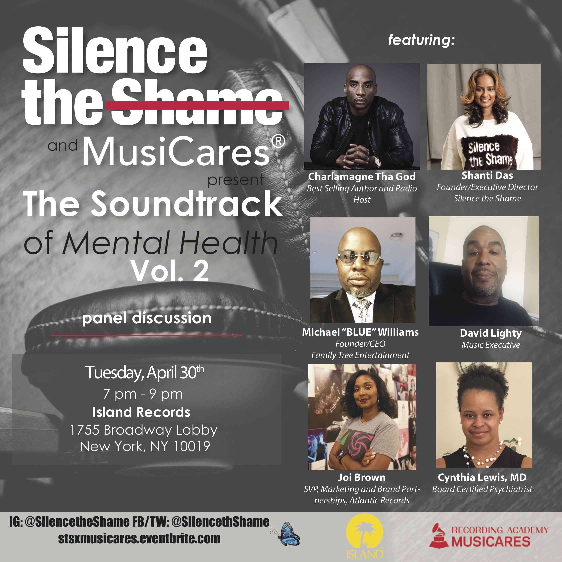 Silence the Shame and MusiCares Present the Soundtrack of Mental Health Part 2