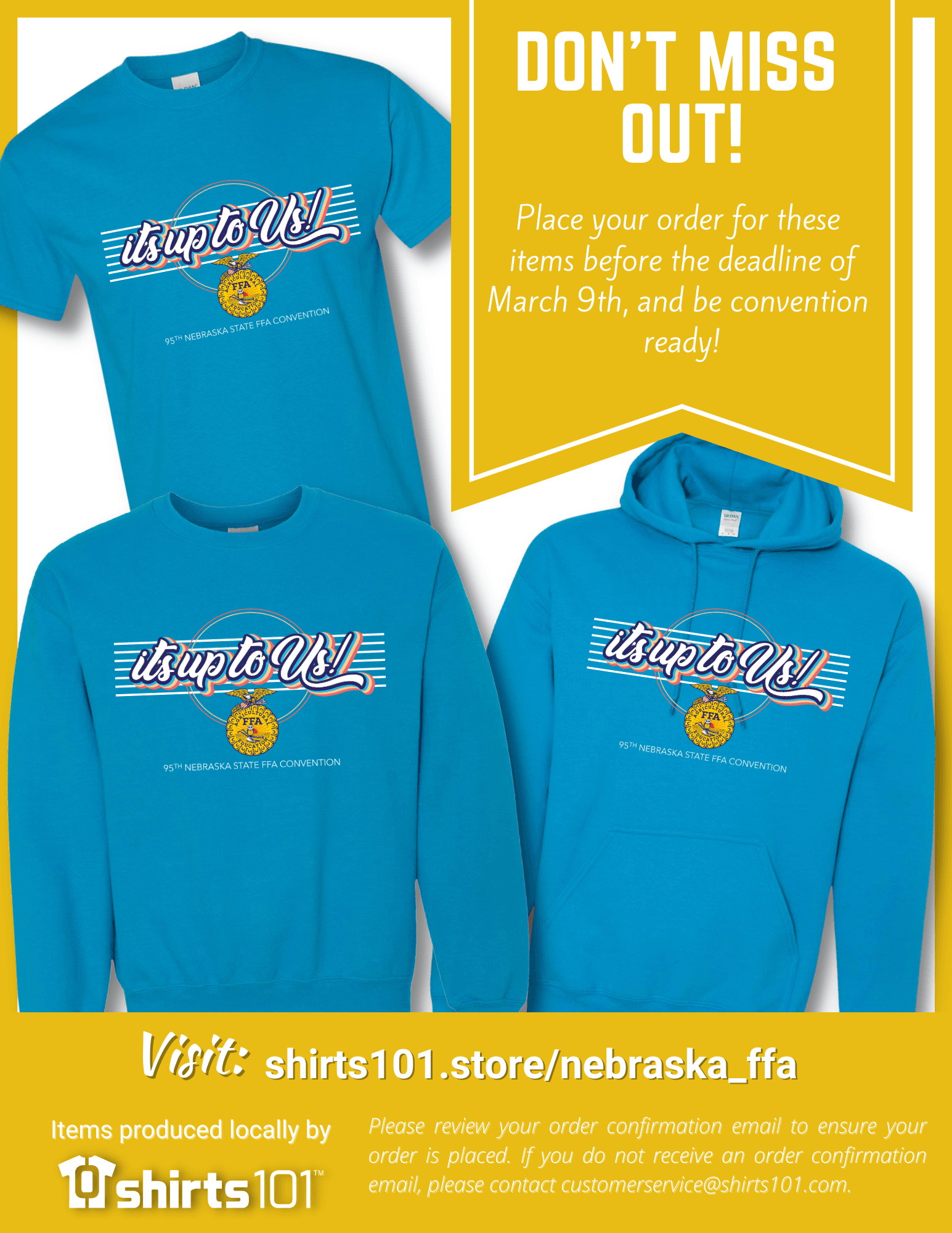 2024 Nebraska FFA State Convention Apparel Now Available