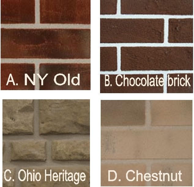 M6920 - Brick Patterns #9-#12 for Monuments