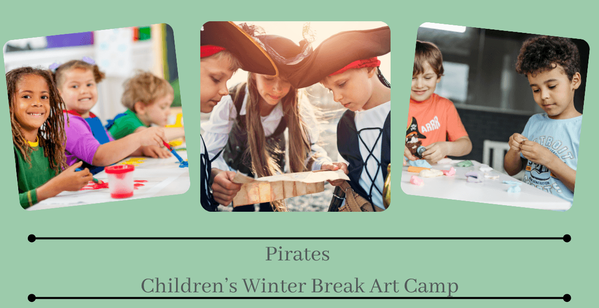 Pirate Art Camp on December 29th from 1:00pm to 3:00pm