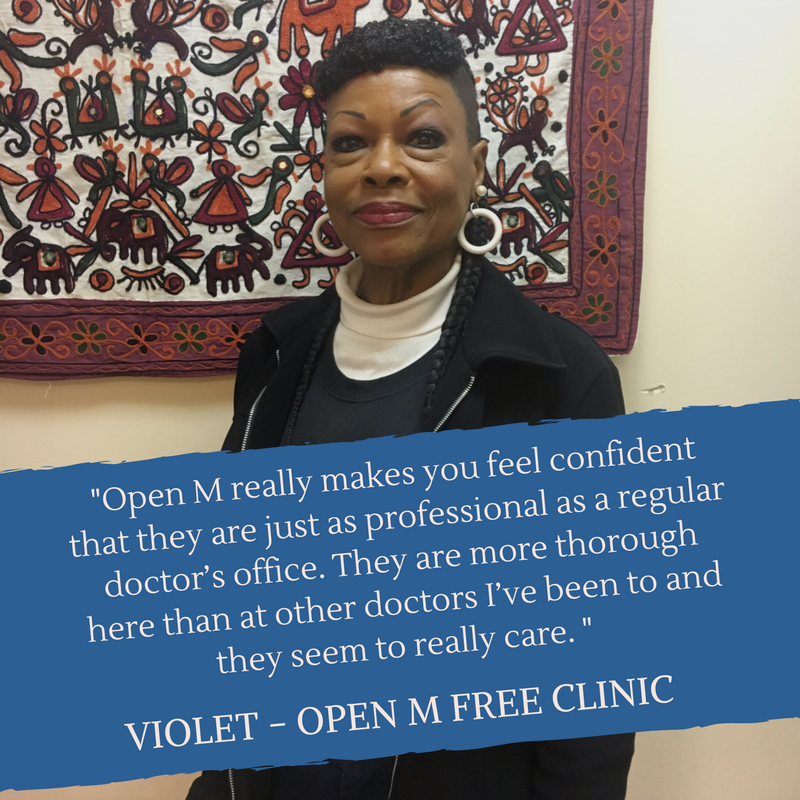 Violet - Open M Free Clinic