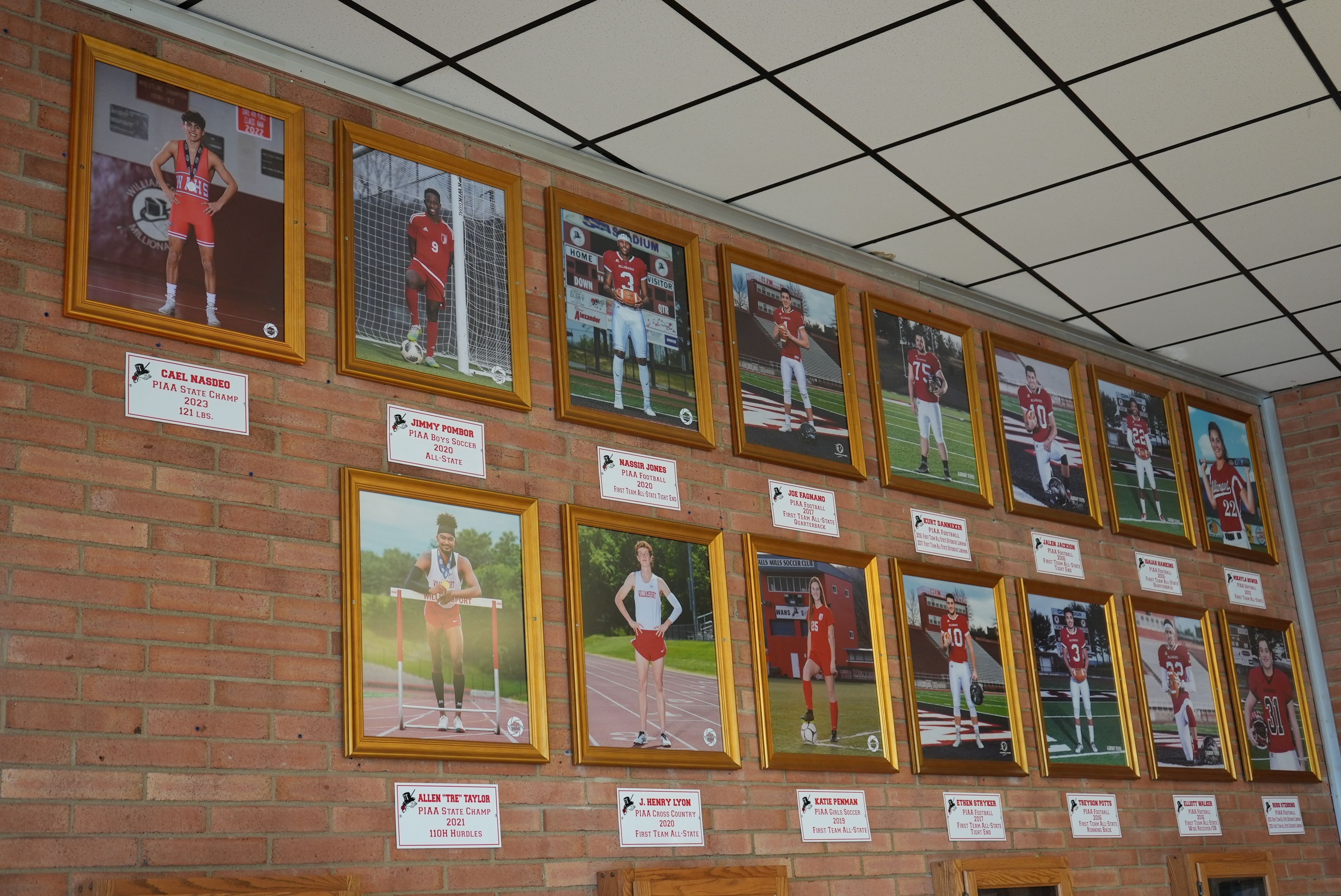 WAHS Concludes Athletic Photo Restoration Project With WASDEF Grant Support