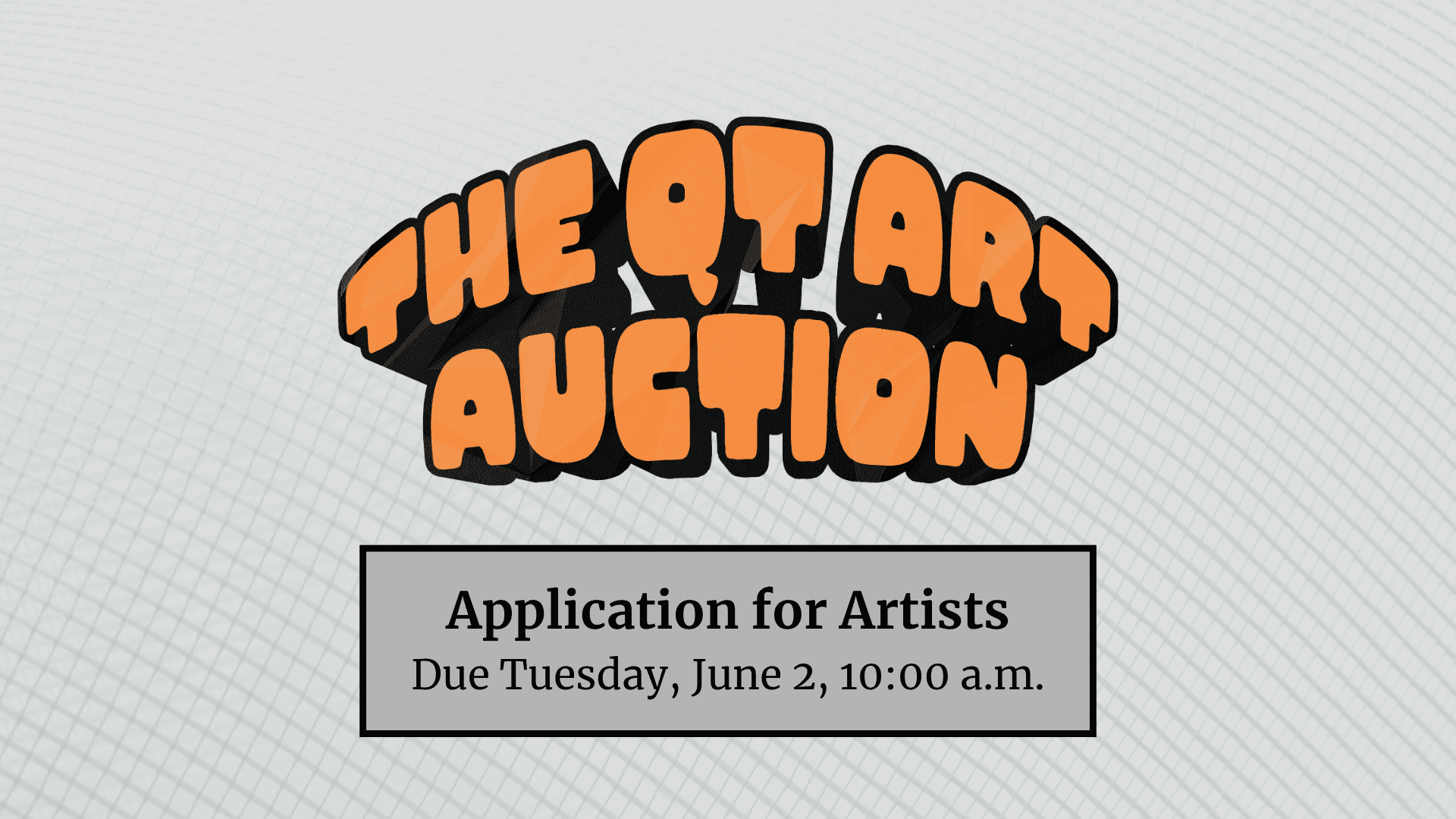 Call for Artists - The QT Art Auction
