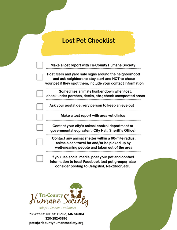 Trapping Checklist for Lost Dogs - Lost Pet Research and Recovery