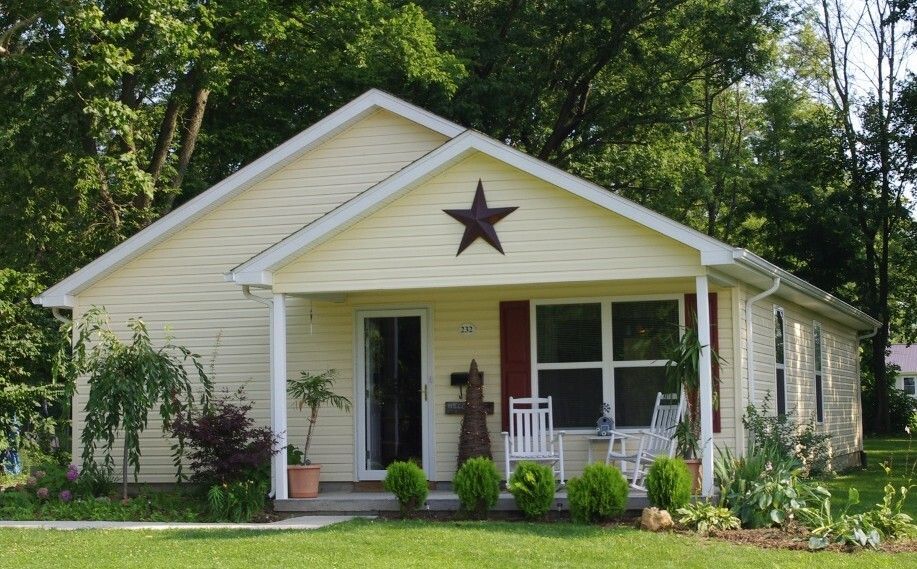 House on Shady Residential Street