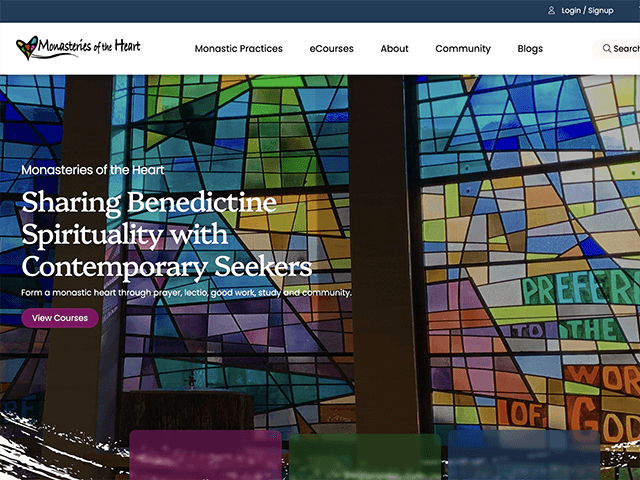 Monasteries of the Heart launches new website