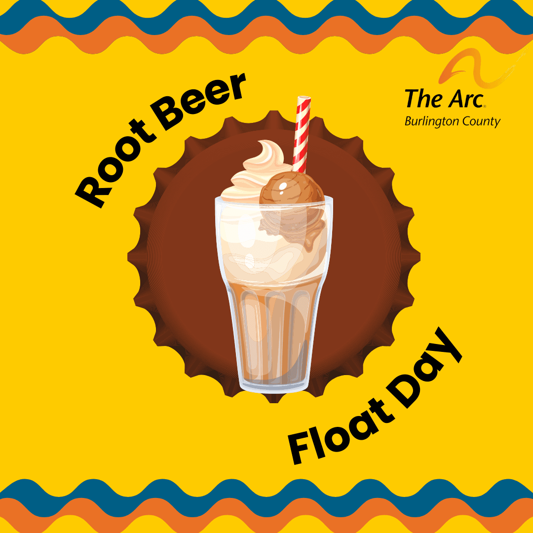 Graphic of a Root Beer Float with the words Root Beer Float Day