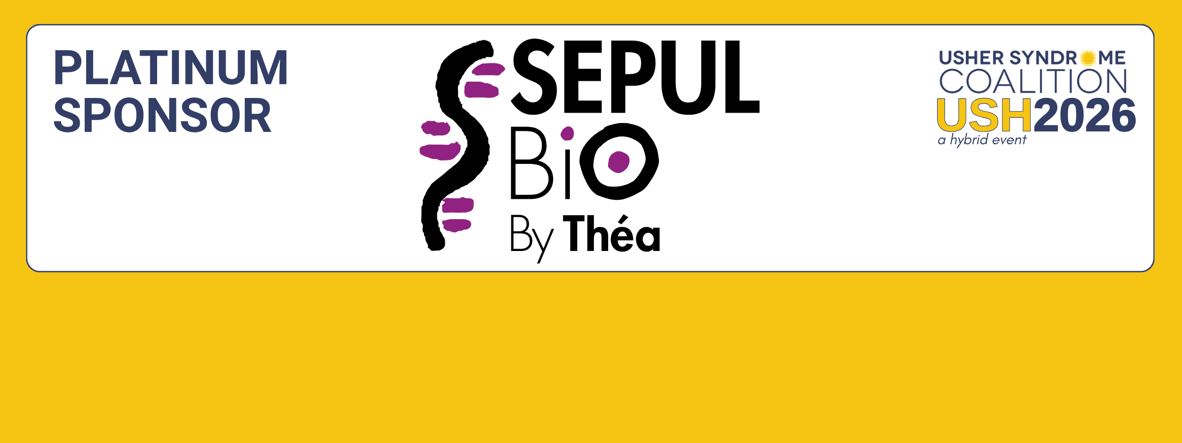 Introducing Sepul Bio as the USH2026 Platinum Sponsor