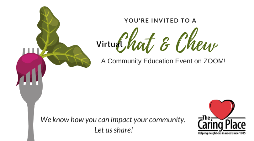 Virtual Chat & Chew is September 15th