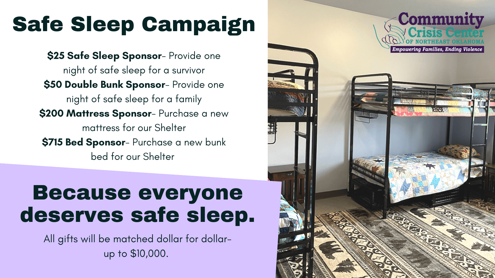 Safe Sleep Campaign!