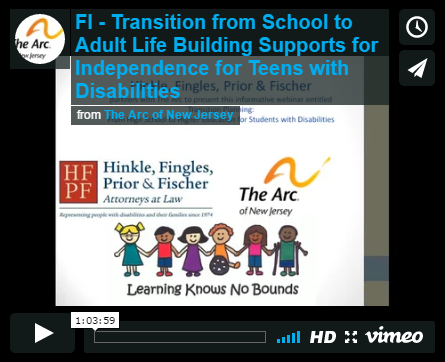 Transition from School to Adult Life Building Supports for Independence for Teens with Disabilities
