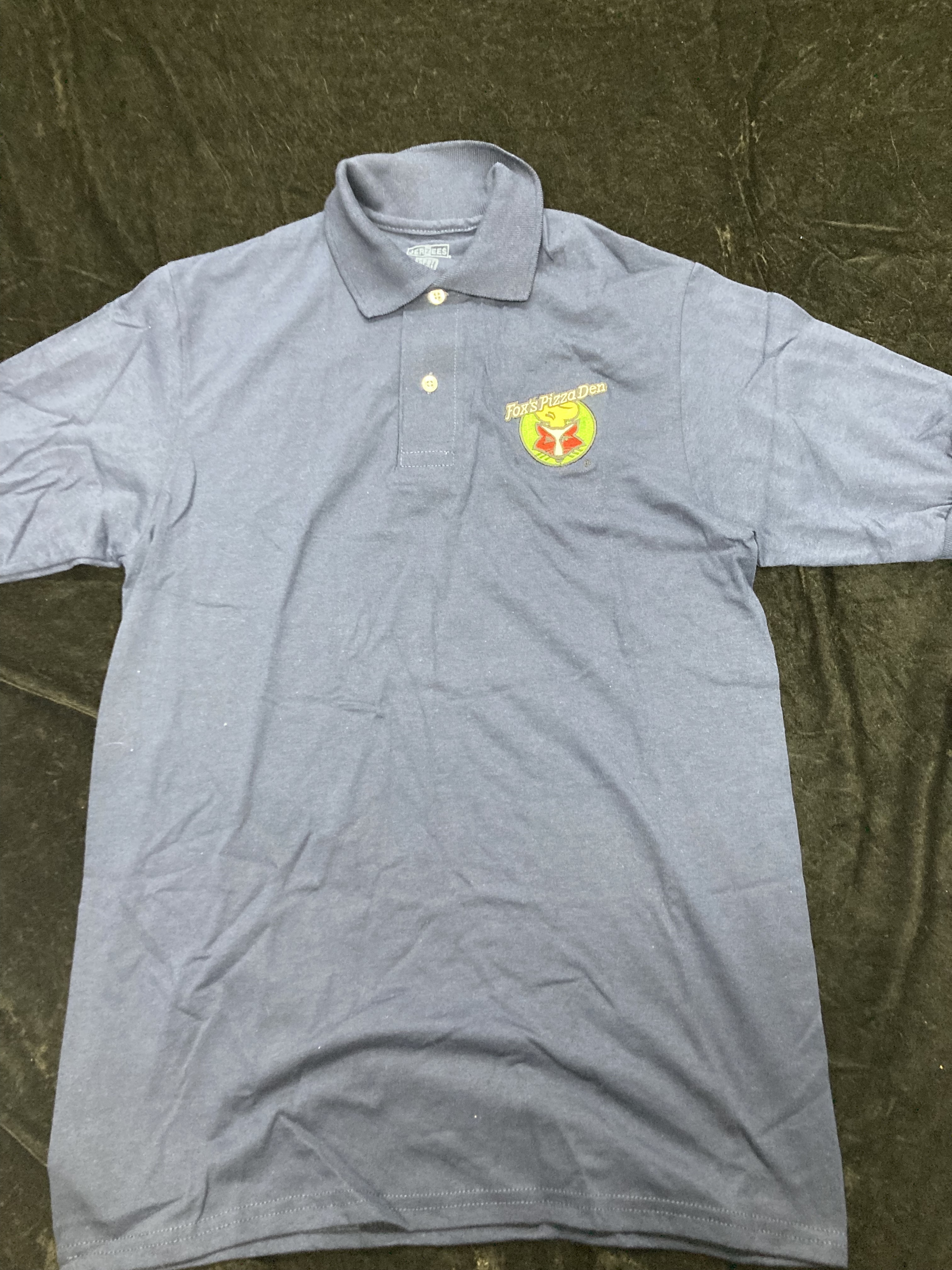 SALE Fox's Logo - Small Navy Polo
