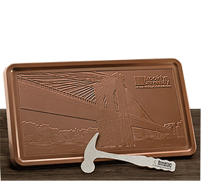 2lb Custom Logo Chocolate Bar