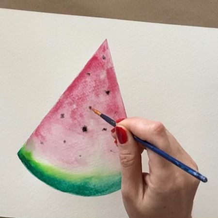 Watercolor Watermelon