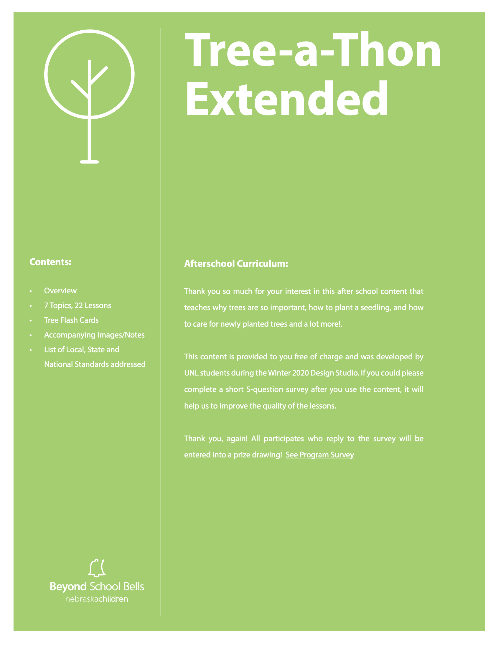 Tree-a-Thon Extended