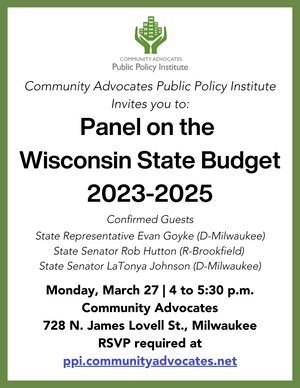 state budget panel flyer