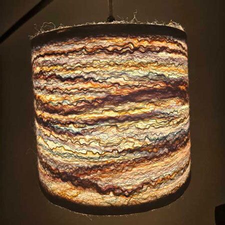 Felted Lampshades