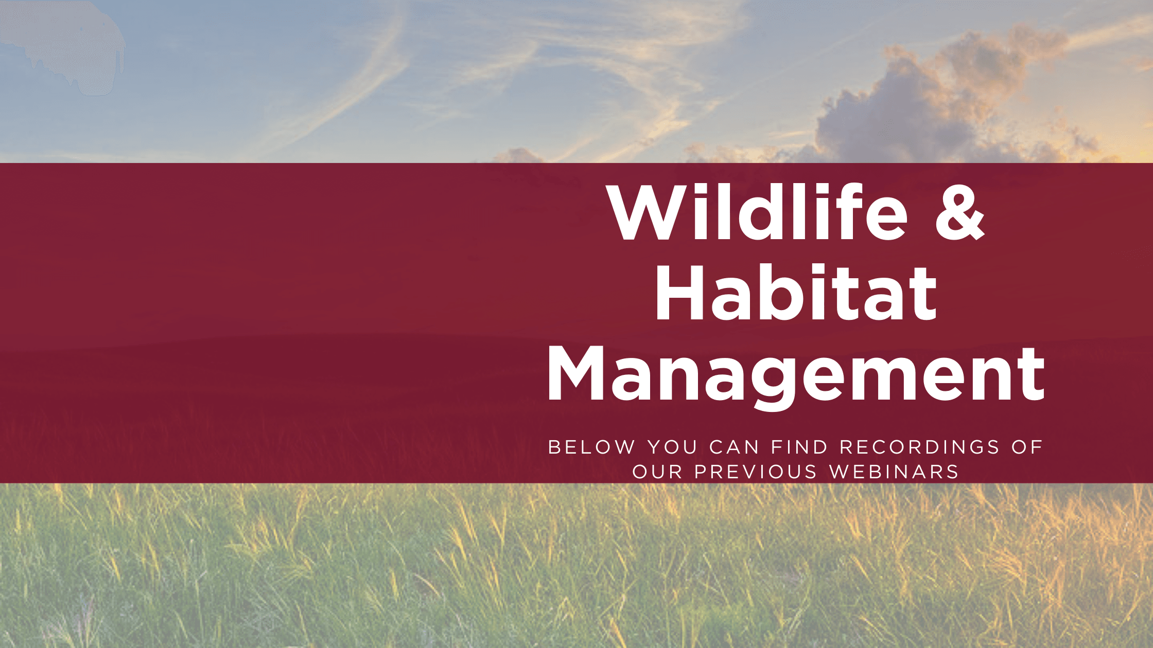 Wildlife and Habitat Management
