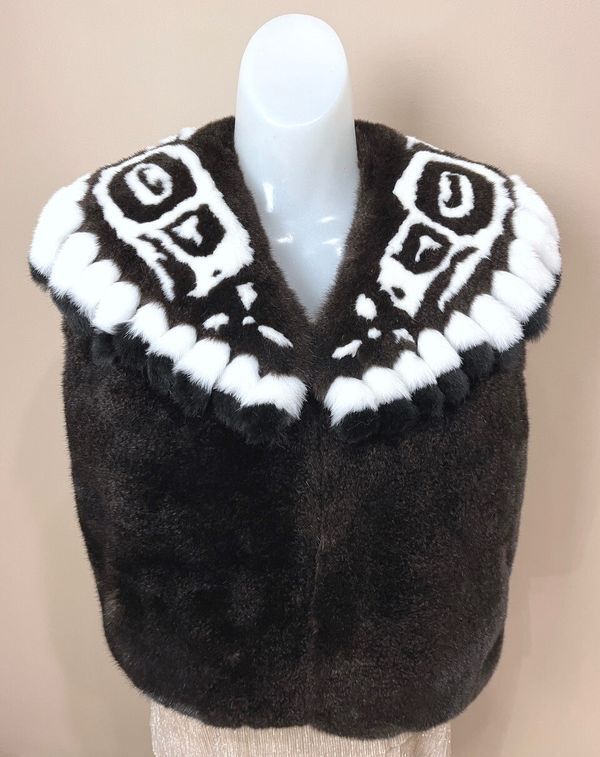 "Eagle/Raven Lovebirds Vest" - Christy Ruby