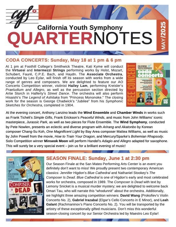 May 2025 Quarter Notes
