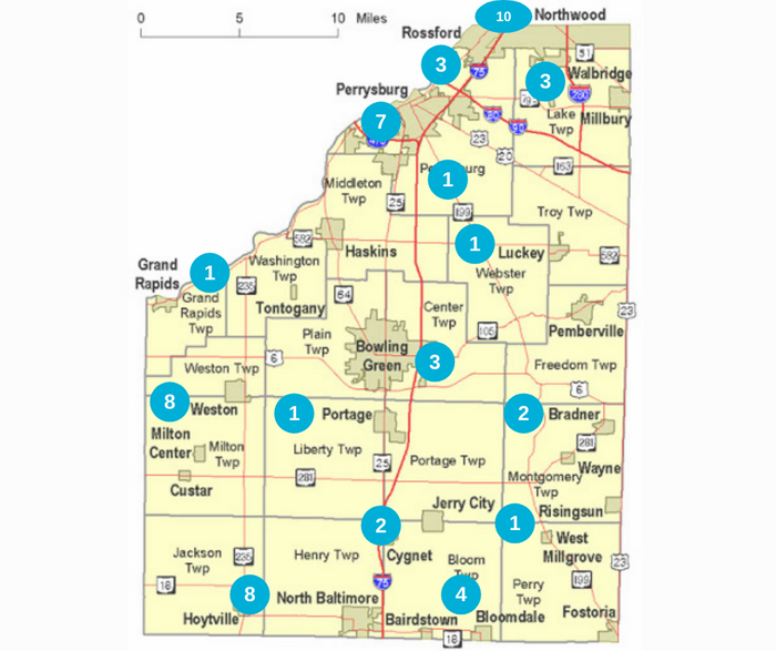 Wood County Ohio Township Map Habitat For Humanity Of Wood County Ohio : What We Do : Project Photos