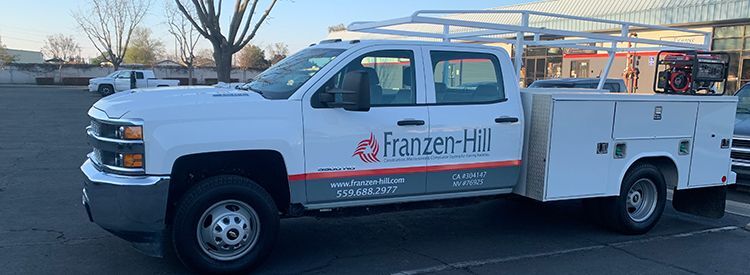 Franzen Hill Truck Cab Wrap, Tulare, California