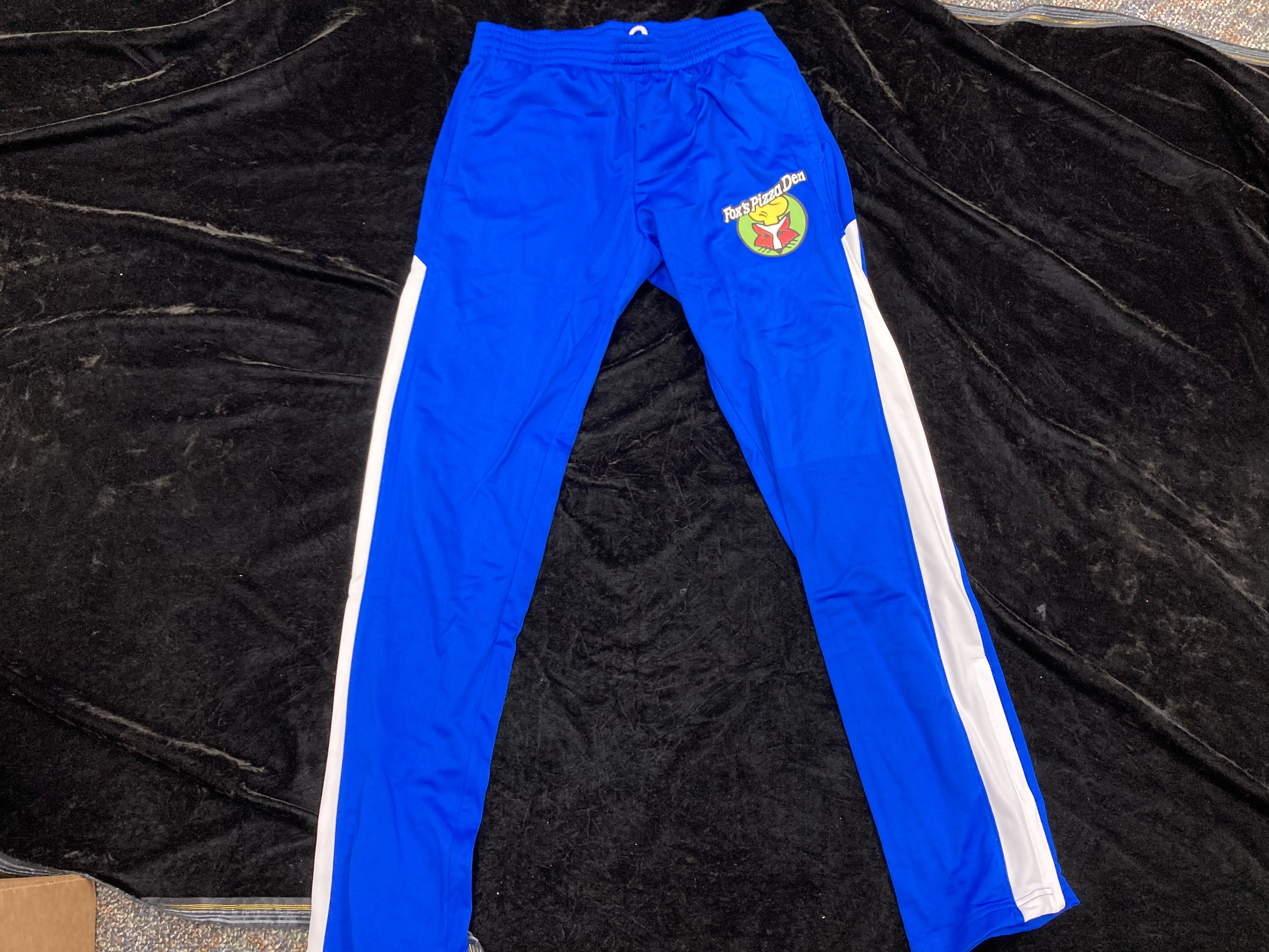 SALE Fox's Logo - LADIES Small Royal/White Pants