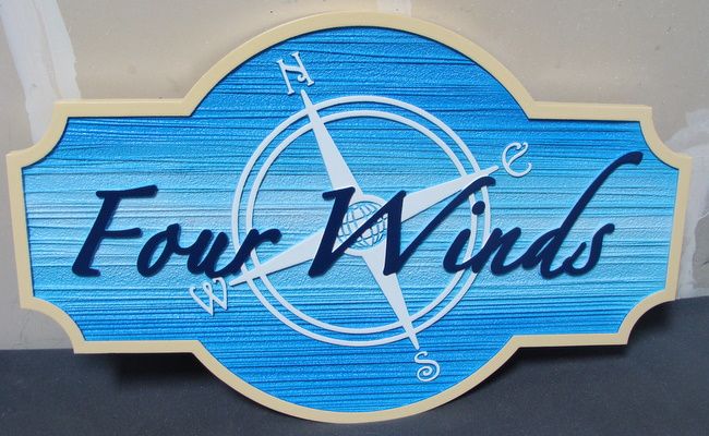 L21746 - Four Winds Seashore Vacation Home "Four Winds"  Sign