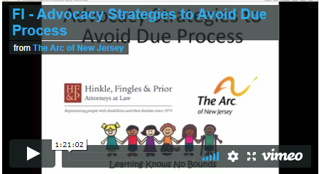 Advocacy Strategies to Avoid Due Process