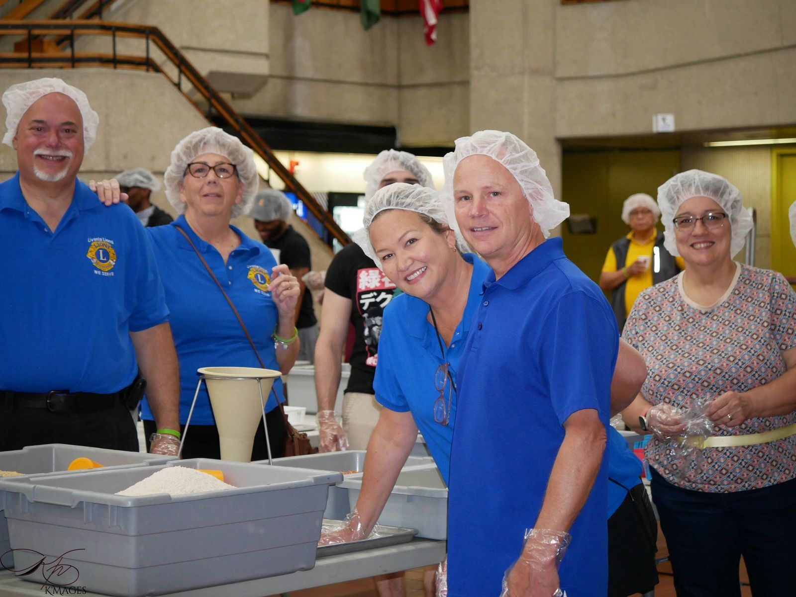 District 11A1 Lions at Madonna University meal packing event : Event ...