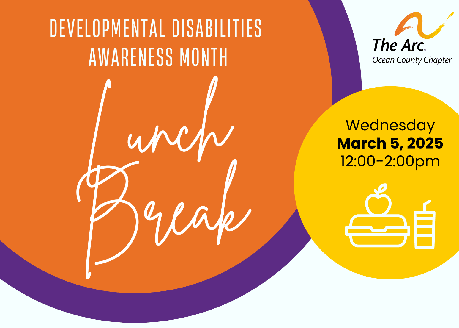 DD Awareness Month Lunch Break - March 5, 2025 - Brick, NJ