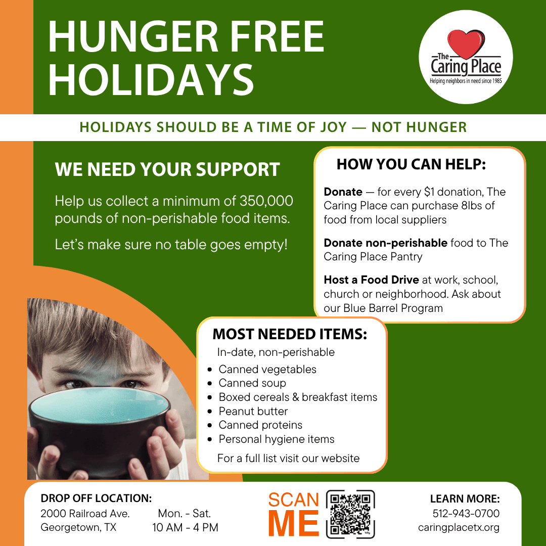 Hunger Free Holidays at The Caring Place