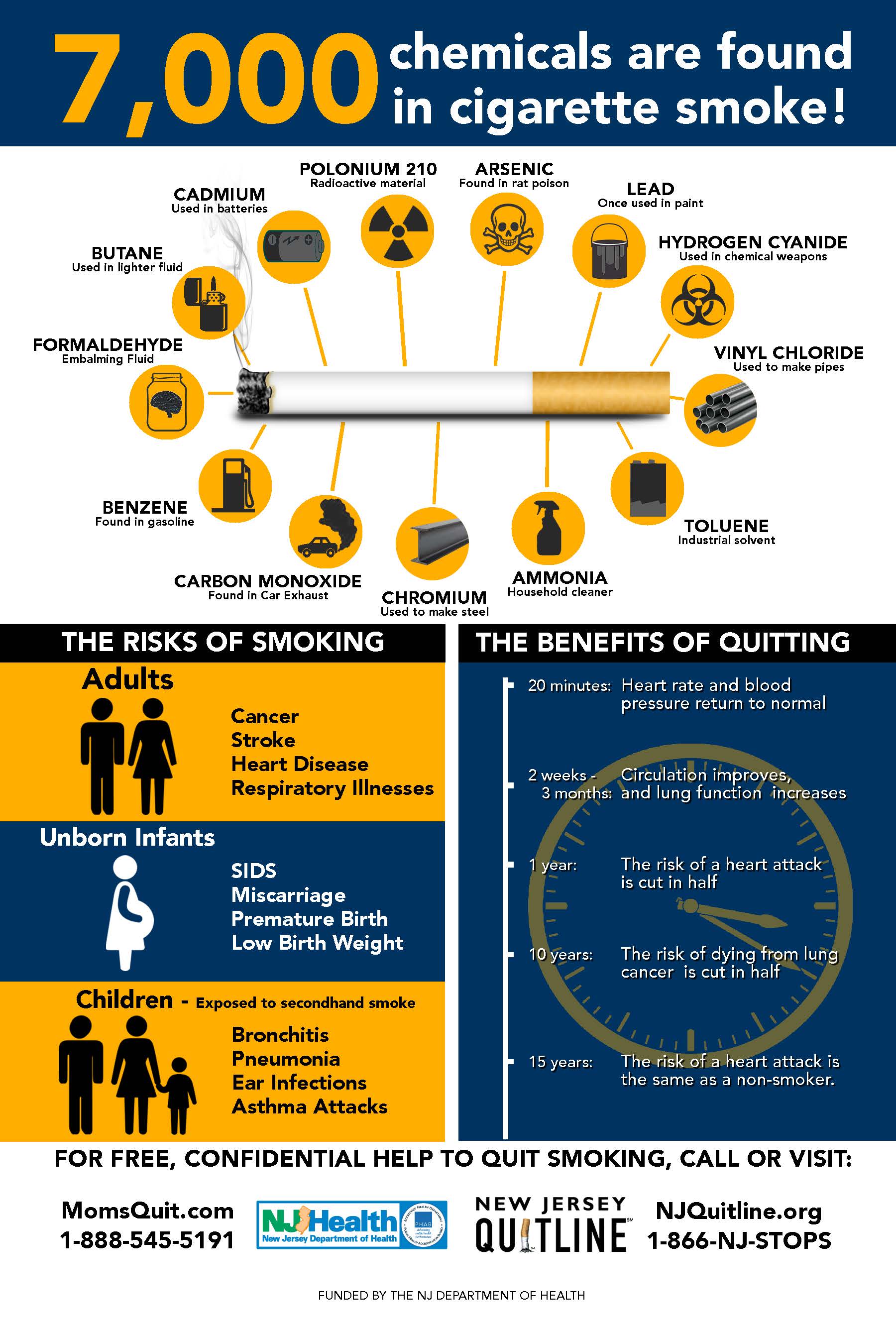 Dangers of Smoking Infographic flyer