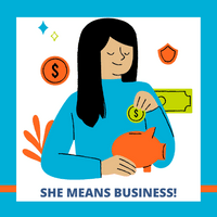 She Means Business logo