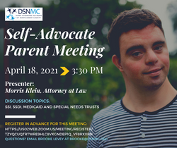 Self-Advocate Parent Meeting, Slides