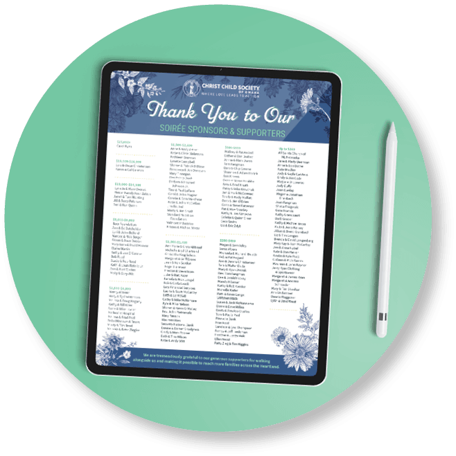 2025 Soirée Sponsors & Supporters