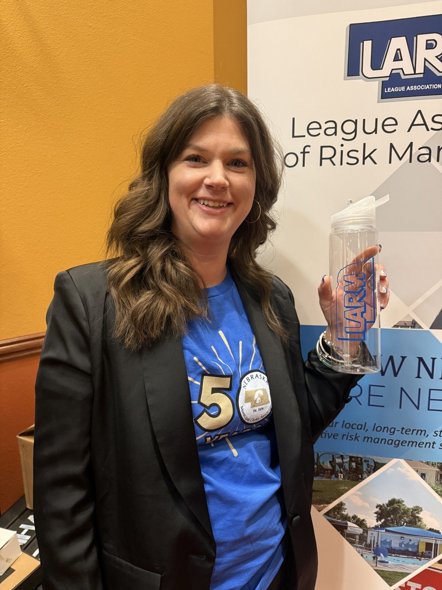 Brooke Schmidt, the Village of Platte Center Clerk, is racking up the miles as a team of one in a virtual trek across Nebraska.