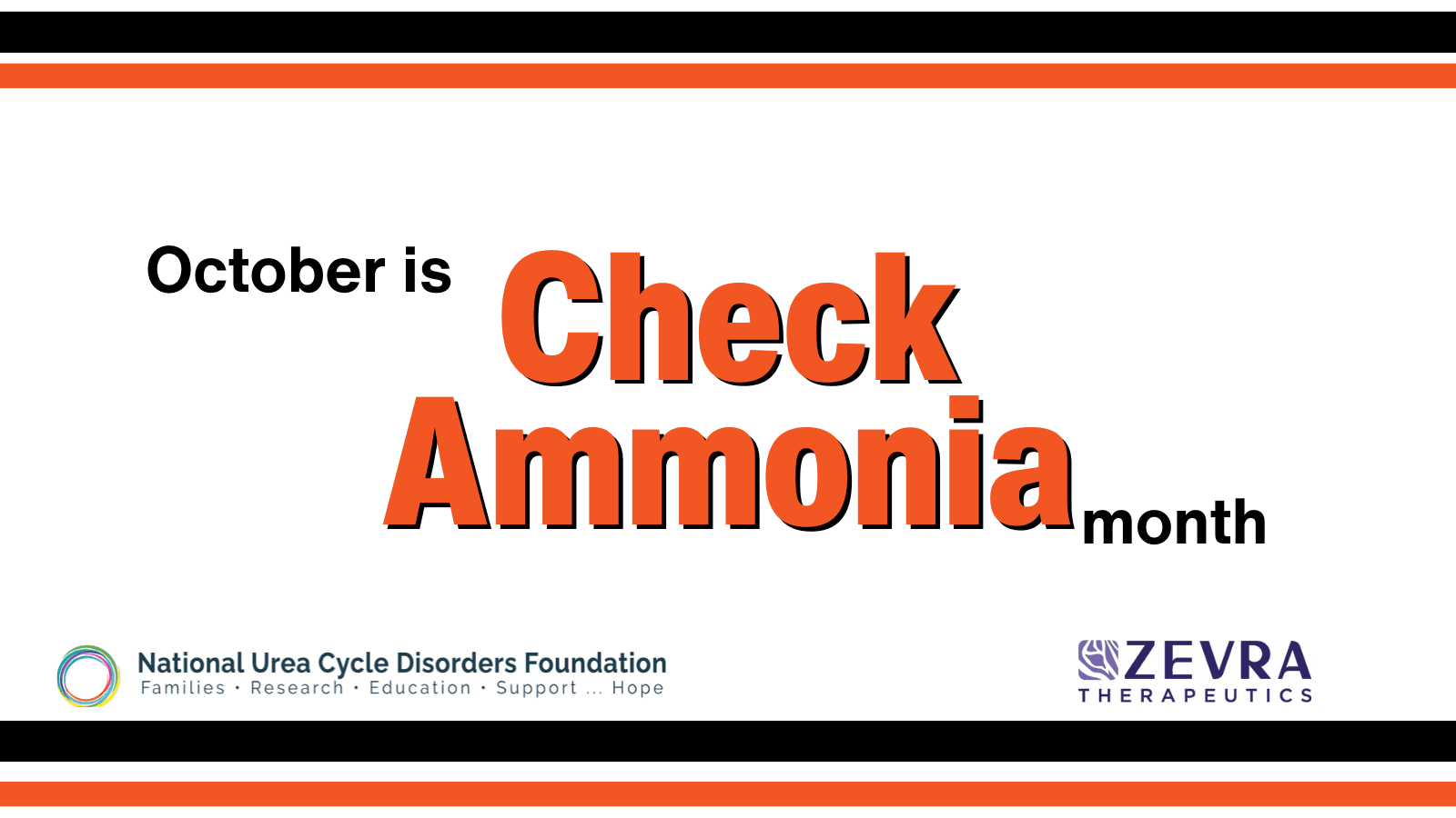 NUCDF, Zevra Therapeutics launch Check Ammonia campaign to improve diagnosis of urea cycle disorders