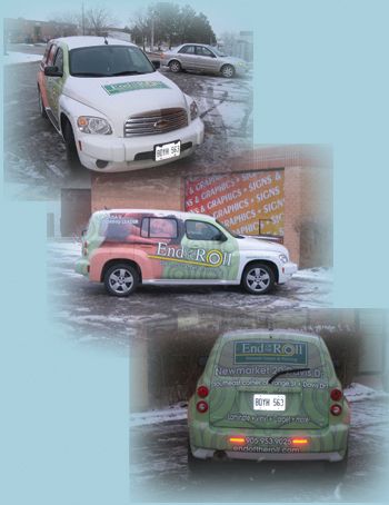End Of The Roll Vehicle wrap