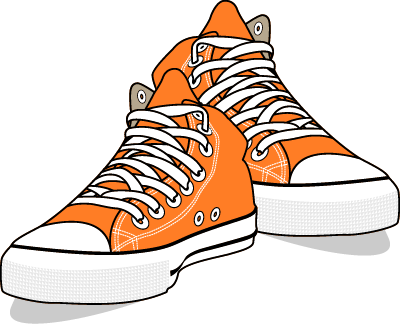 Sneakers symbolizing movement and empowerment