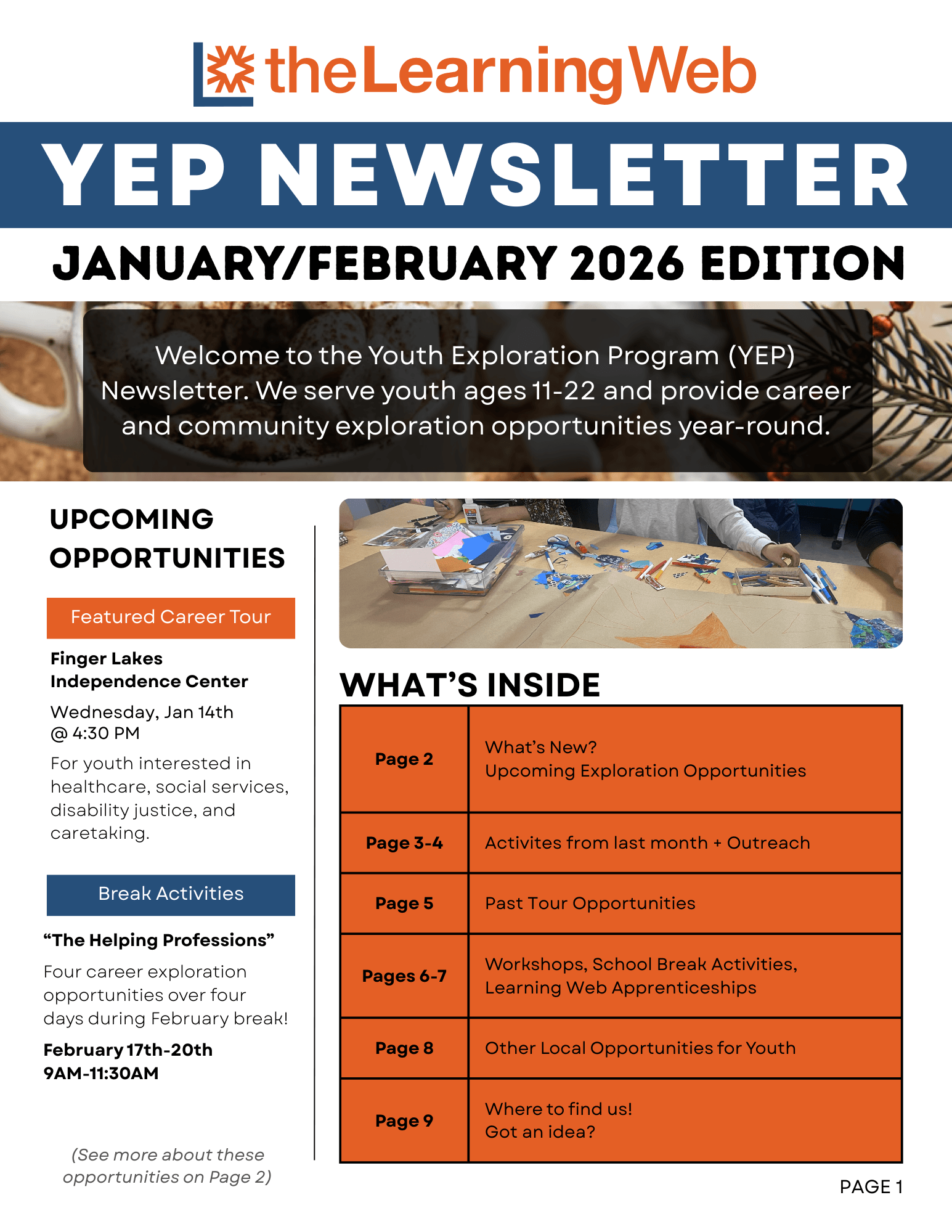 January/February 2026 YEP Newsletter