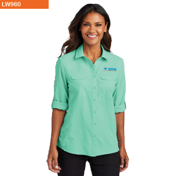 Port Authority® Ladies Long Sleeve UV Daybreak Shirt