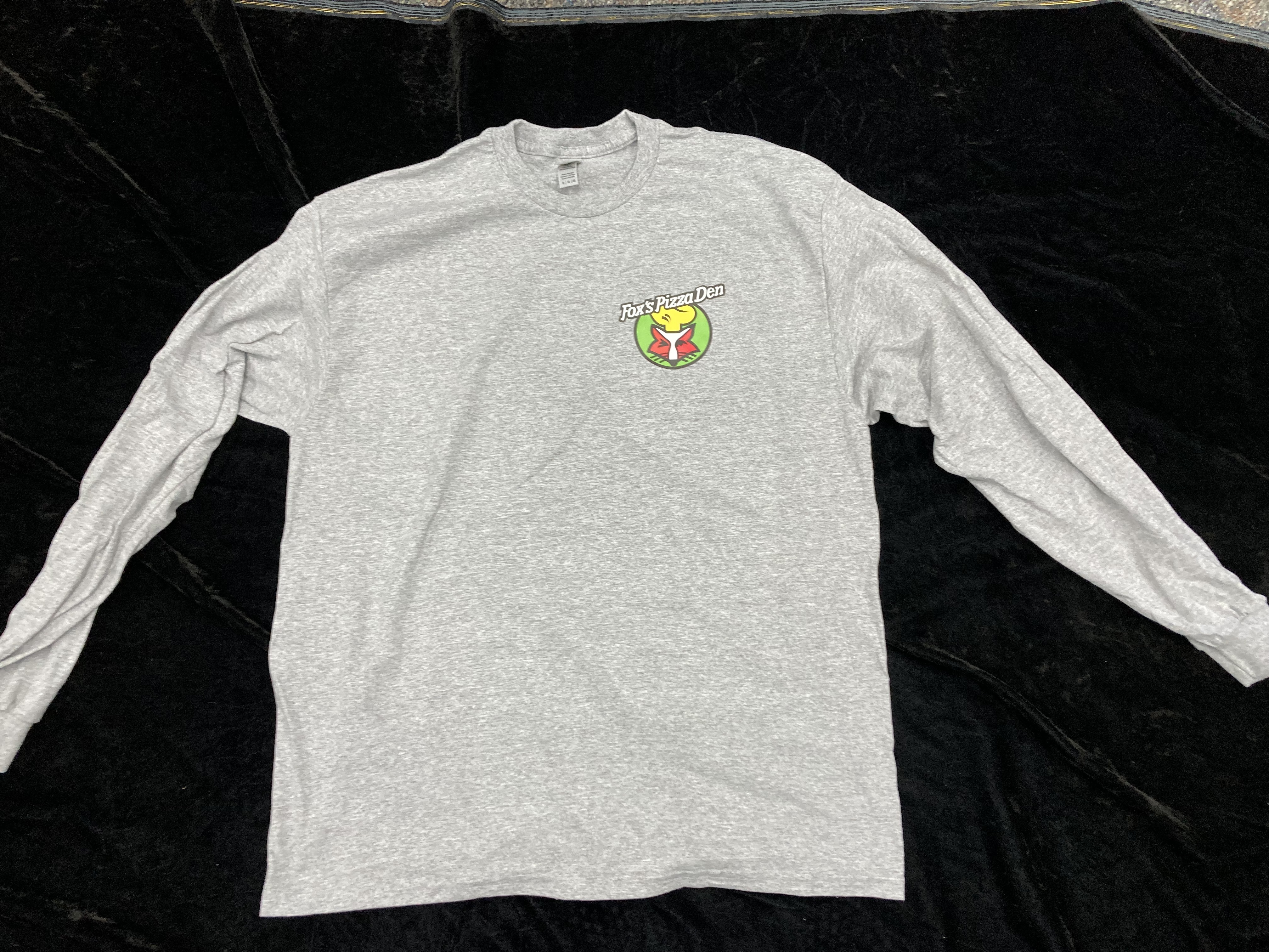 SALE Fox's Logo - XL Light Grey Long Sleeve