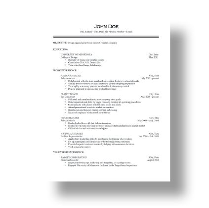 Resumes