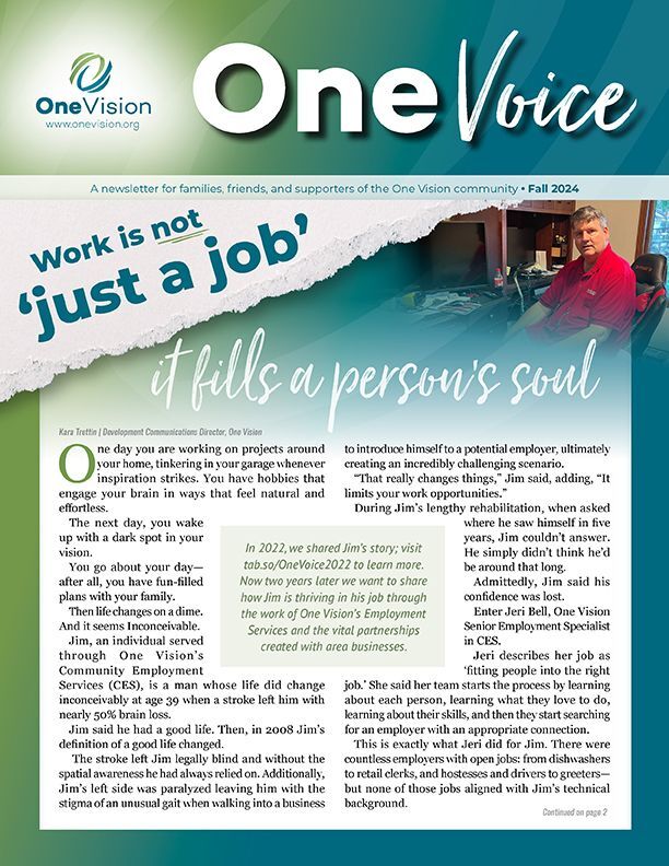 One Voice Newsletter - Fall 2024