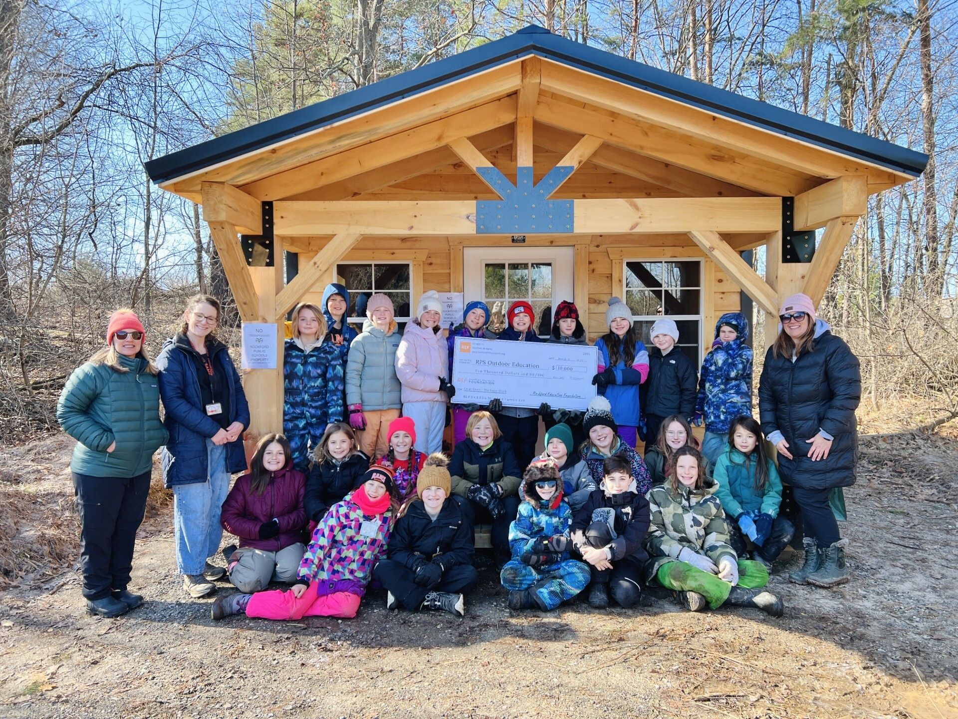 Rockford Education Foundation Grant Supports Maple Syrup Outdoor Classroom at Edgerton Trails