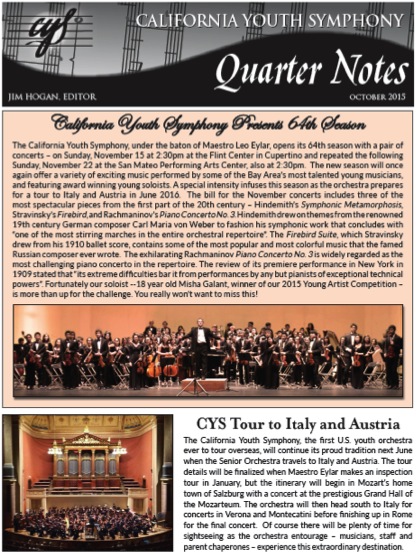 November 2015 Quarter Notes