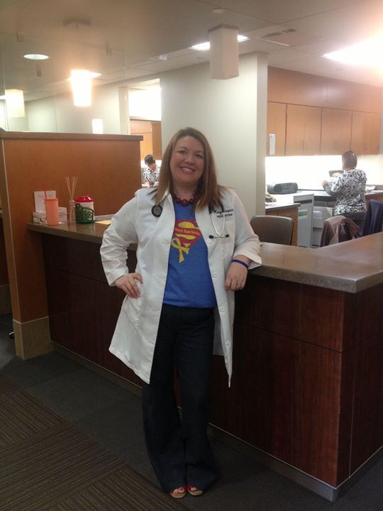 Mary is sending Sammy "Super" good thoughts from clinic today! Thanks Mar!